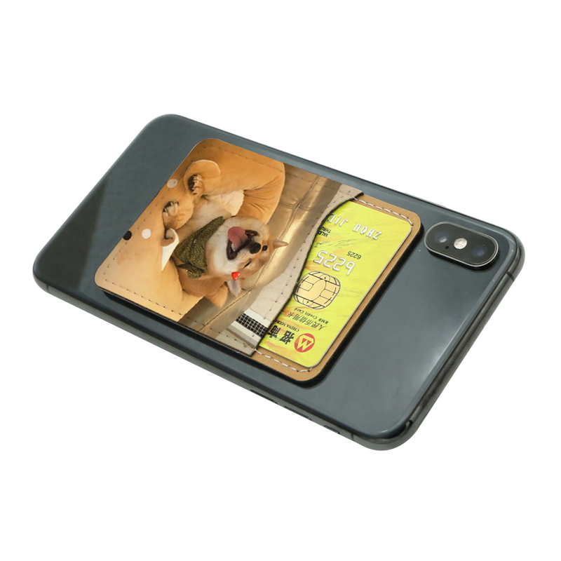 Tarjetero telefónico de cuero sintético por sublimación Tarjetero telefónico de cuero sintético por sublimación