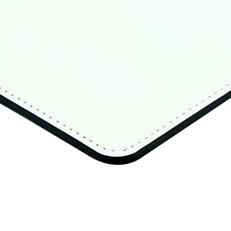 Alfombrilla de ratón de piel sintética con sublimación, redonda Alfombrilla de ratón de piel sintética con sublimación, redonda