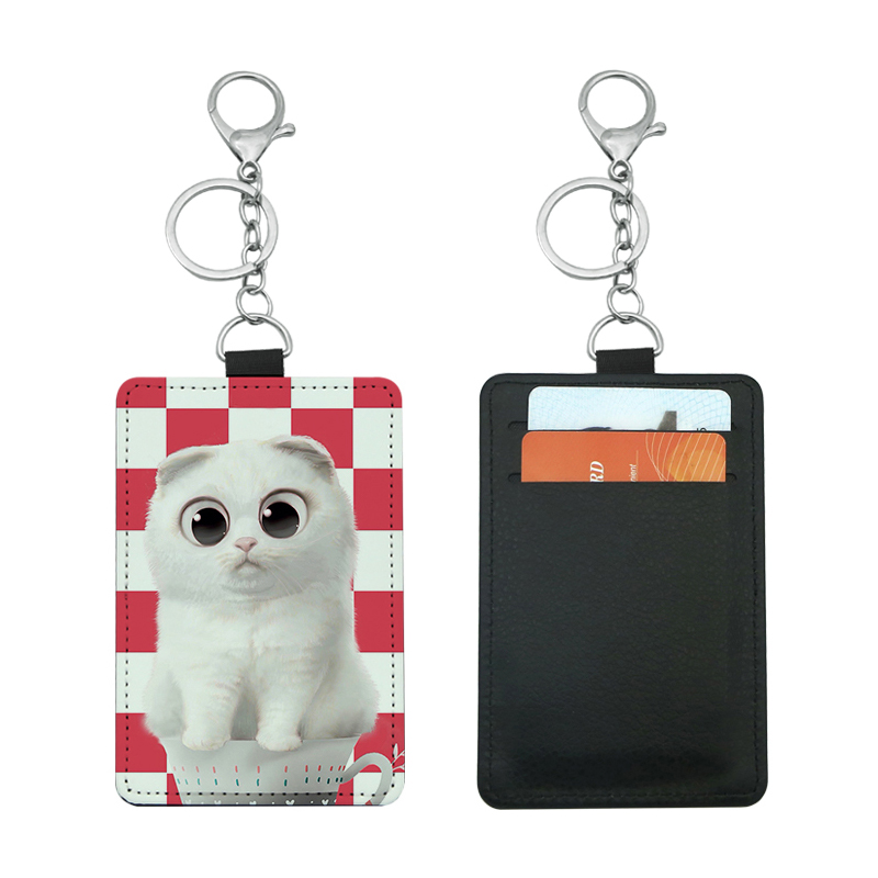 Tarjetero de autobús de polipiel por sublimación con 2 ranuras Tarjetero de autobús de polipiel por sublimación con 2 ranuras