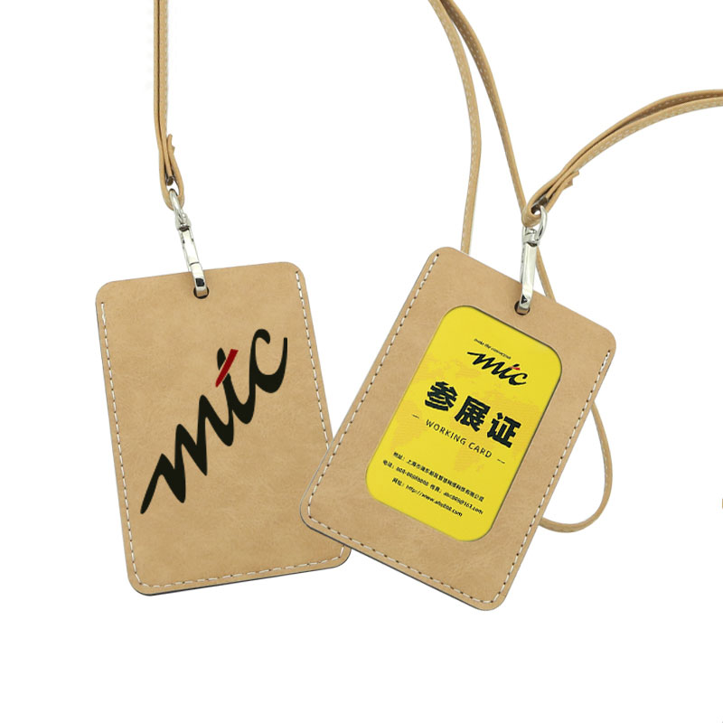 Porta credencial de identificación de polipiel por sublimación - Recta Porta credencial de identificación de polipiel por sublimación - Recta