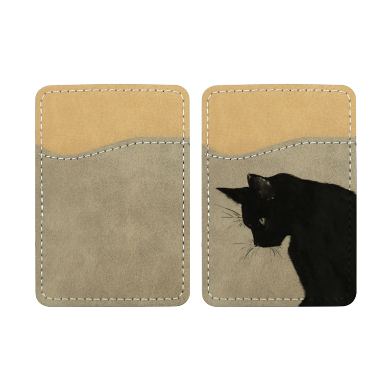 Tarjetero telefónico de cuero sintético por sublimación Tarjetero telefónico de cuero sintético por sublimación