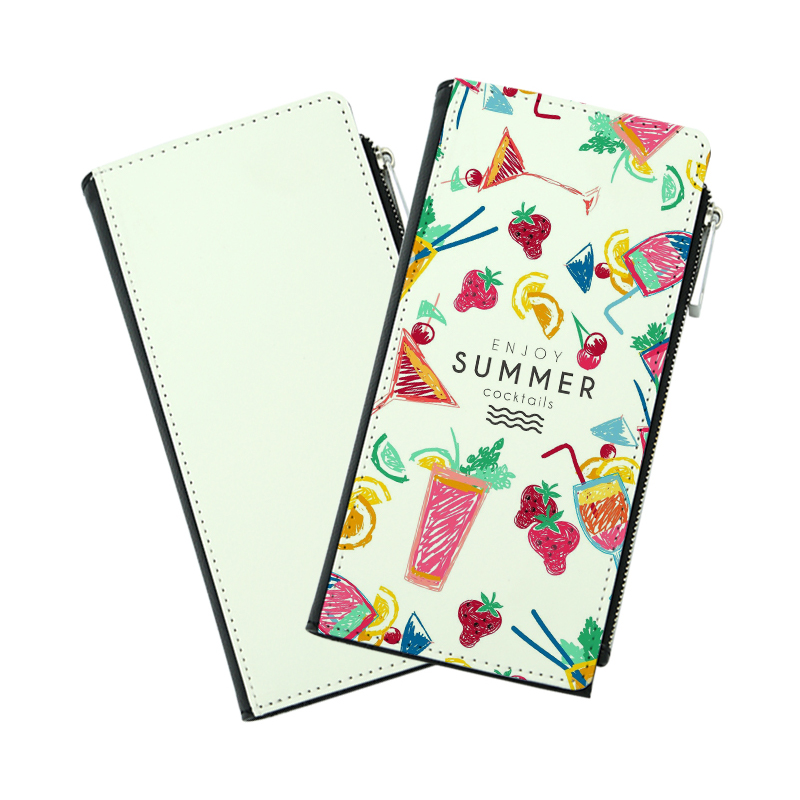 Cartera plegable de polipiel por sublimación - Larga