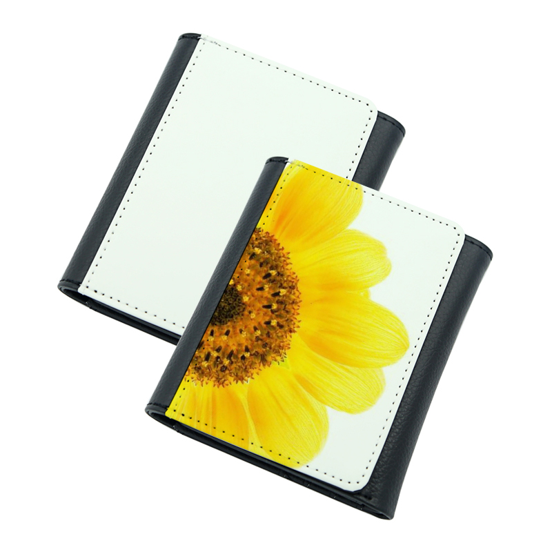 Cartera de piel sintética por sublimación con interior de piel PU - Pequeña