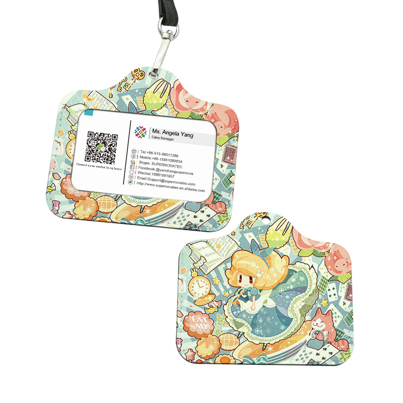 Porta credencial de identificación de polipiel por sublimación - Horizontal Porta credencial de identificación de polipiel por sublimación - Horizontal