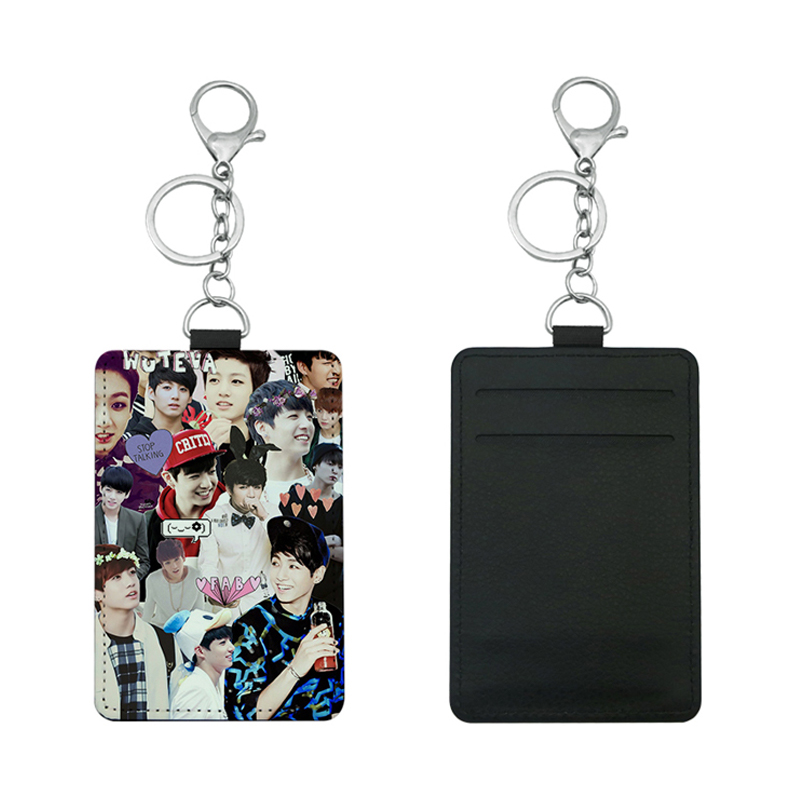 Tarjetero de autobús de polipiel por sublimación con 2 ranuras Tarjetero de autobús de polipiel por sublimación con 2 ranuras