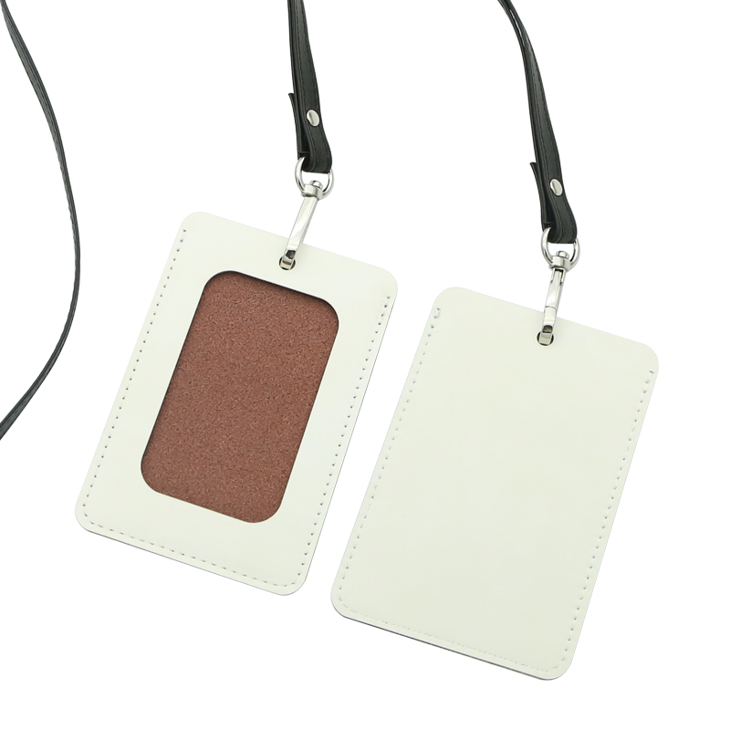 Porta credencial de identificación de polipiel por sublimación - Recta Porta credencial de identificación de polipiel por sublimación - Recta