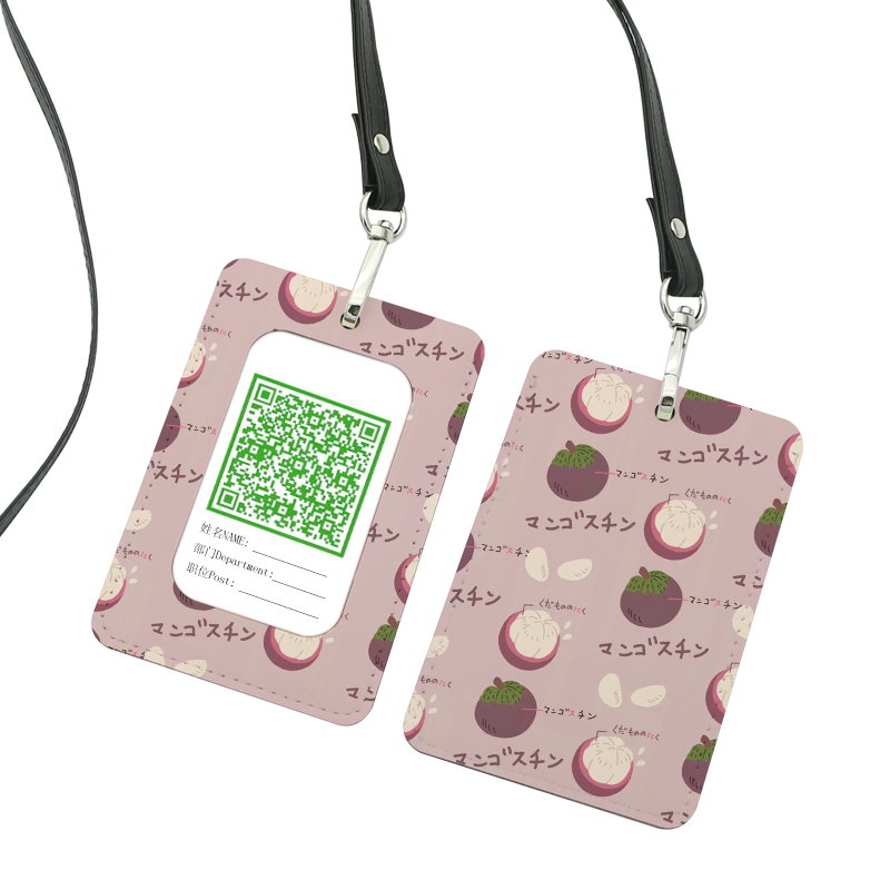 Porta credencial de identificación de polipiel por sublimación - Recta Porta credencial de identificación de polipiel por sublimación - Recta