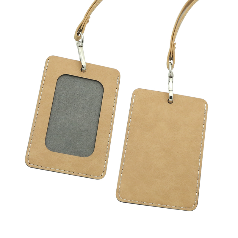 Porta credencial de identificación de polipiel por sublimación - Recta Porta credencial de identificación de polipiel por sublimación - Recta