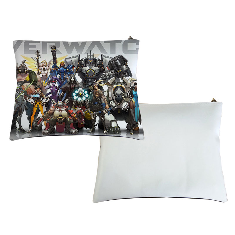 Bolsa de cosméticos/bolsa para lápices de tela por sublimación - Tamaño L