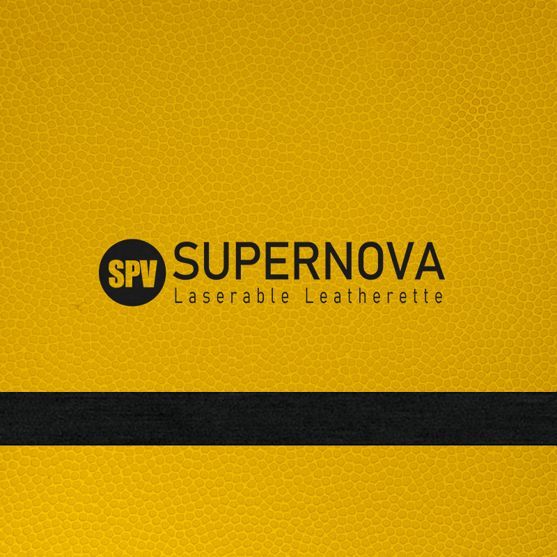 Láminas de cuero sintético láser con textura de fútbol con adhesivo/sin adhesivo