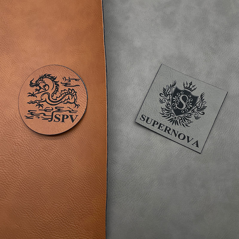 Láminas de cuero sintético láser de doble capa con adhesivo/sin adhesivo