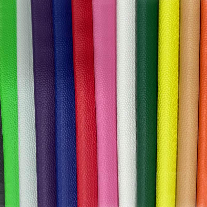 Láminas de cuero sintético láser con textura de golf con adhesivo/sin adhesivo